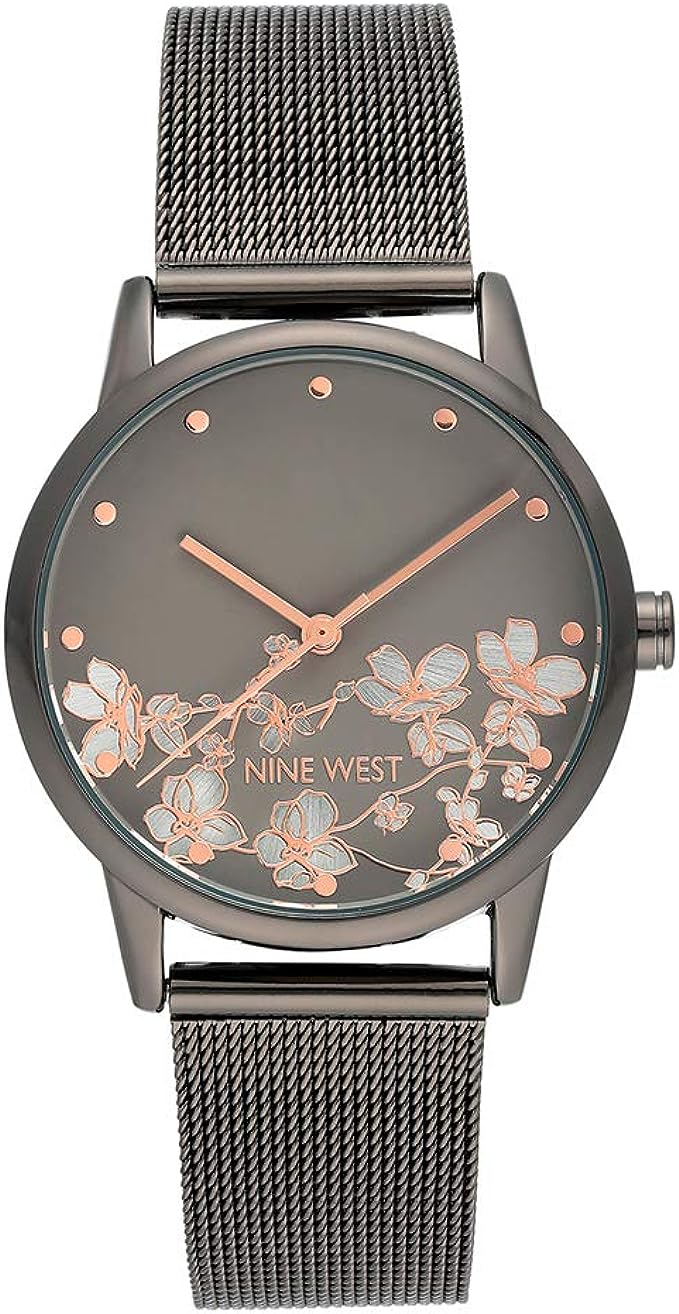 Unveiling Timeless Elegance: The Gunmetal Silver-Tone Bracelet NW-2429FLGY